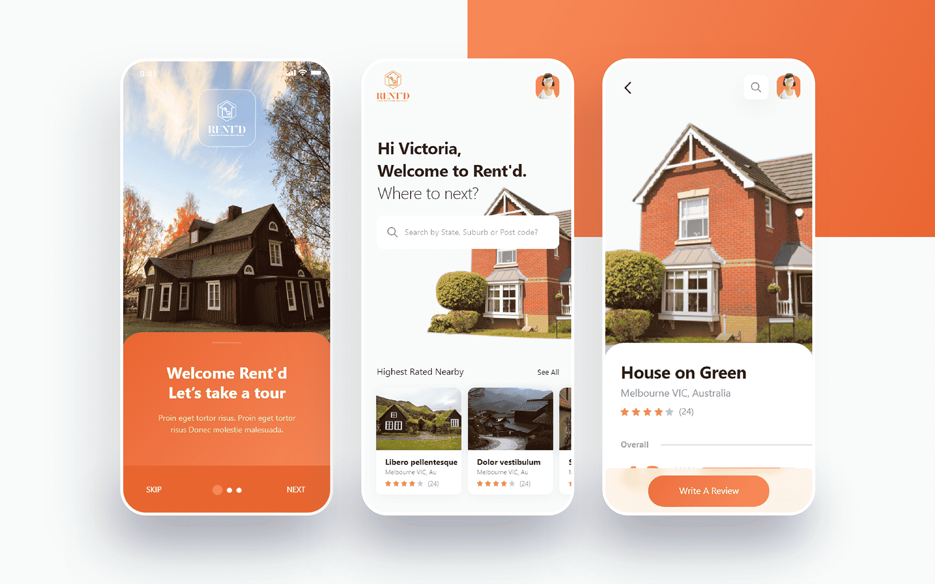 Rent'd — Easy Order, Easy Pay
